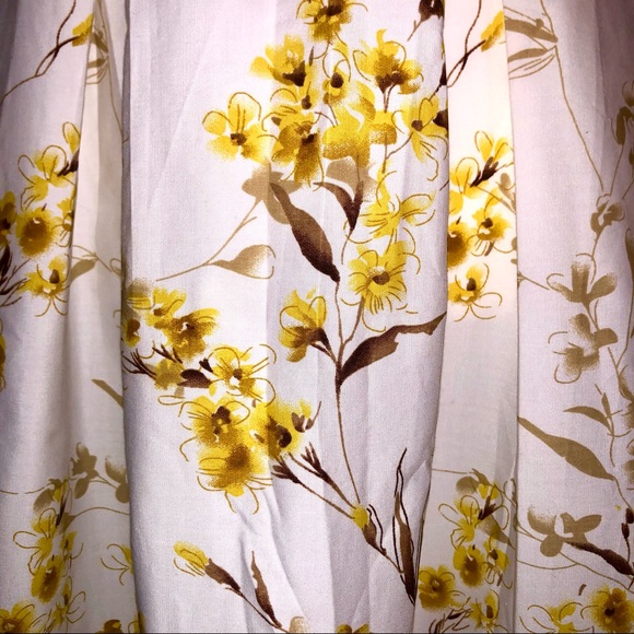 Vintage A.P.N.Y. White Floral Tea Dress - Picture 4 of 7